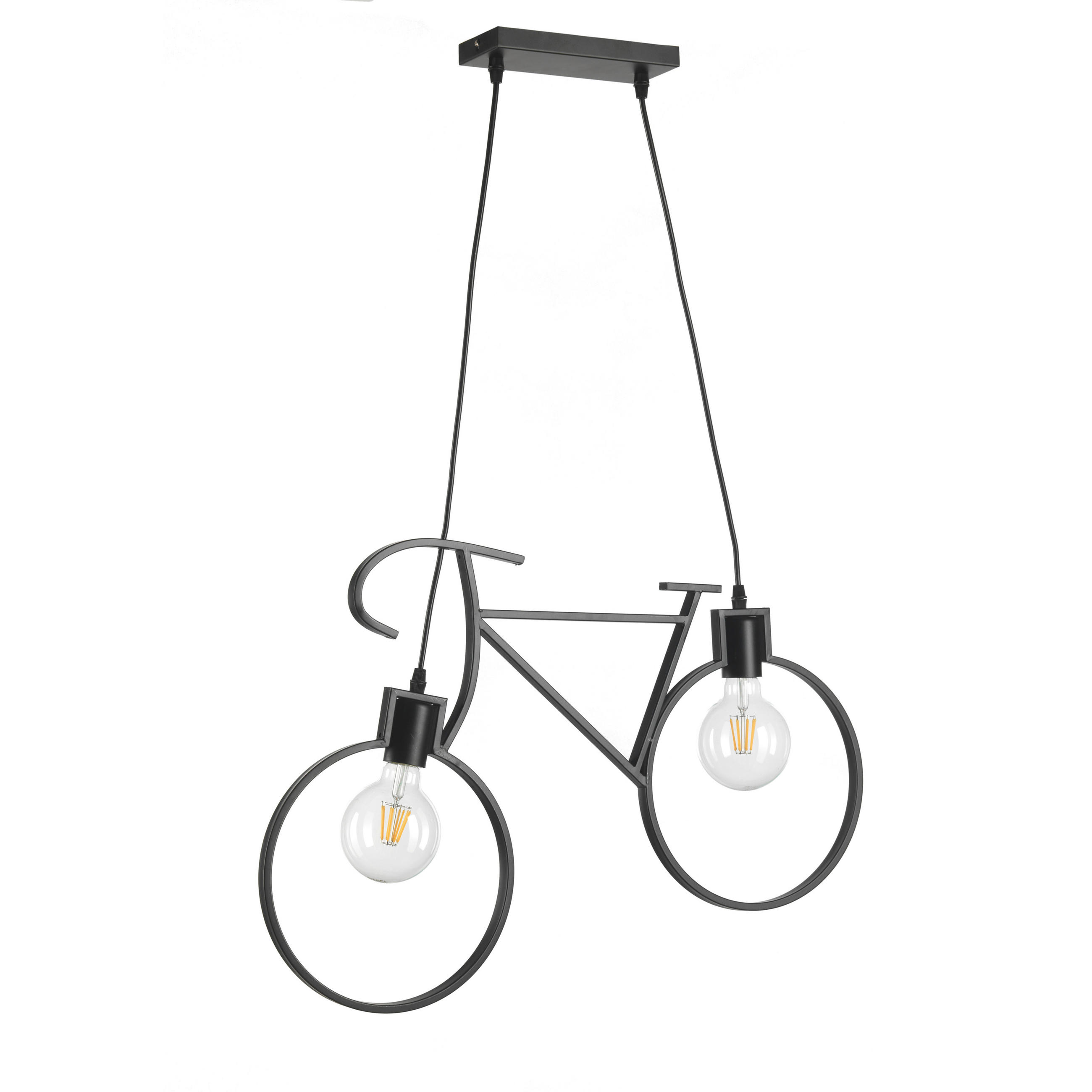 PENDELLEUCHTE 67/4/125 cm   - Schwarz Hochglanz, Basics, Metall (67/4/125cm)
