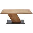 COUCHTISCH SONIA Asteiche massiv 115/65/45 cm rechteckig Eichefarben  - Eichefarben, Design, Holz/Metall (115/65/45cm) - Valnatura