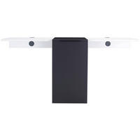 TV-BORD i {item.attr('143-279'), [ ]}{item.attr('B-DIMENSION'),[]} - vit/grafitfärgad, Modern, trämaterial (160/76/51cm)