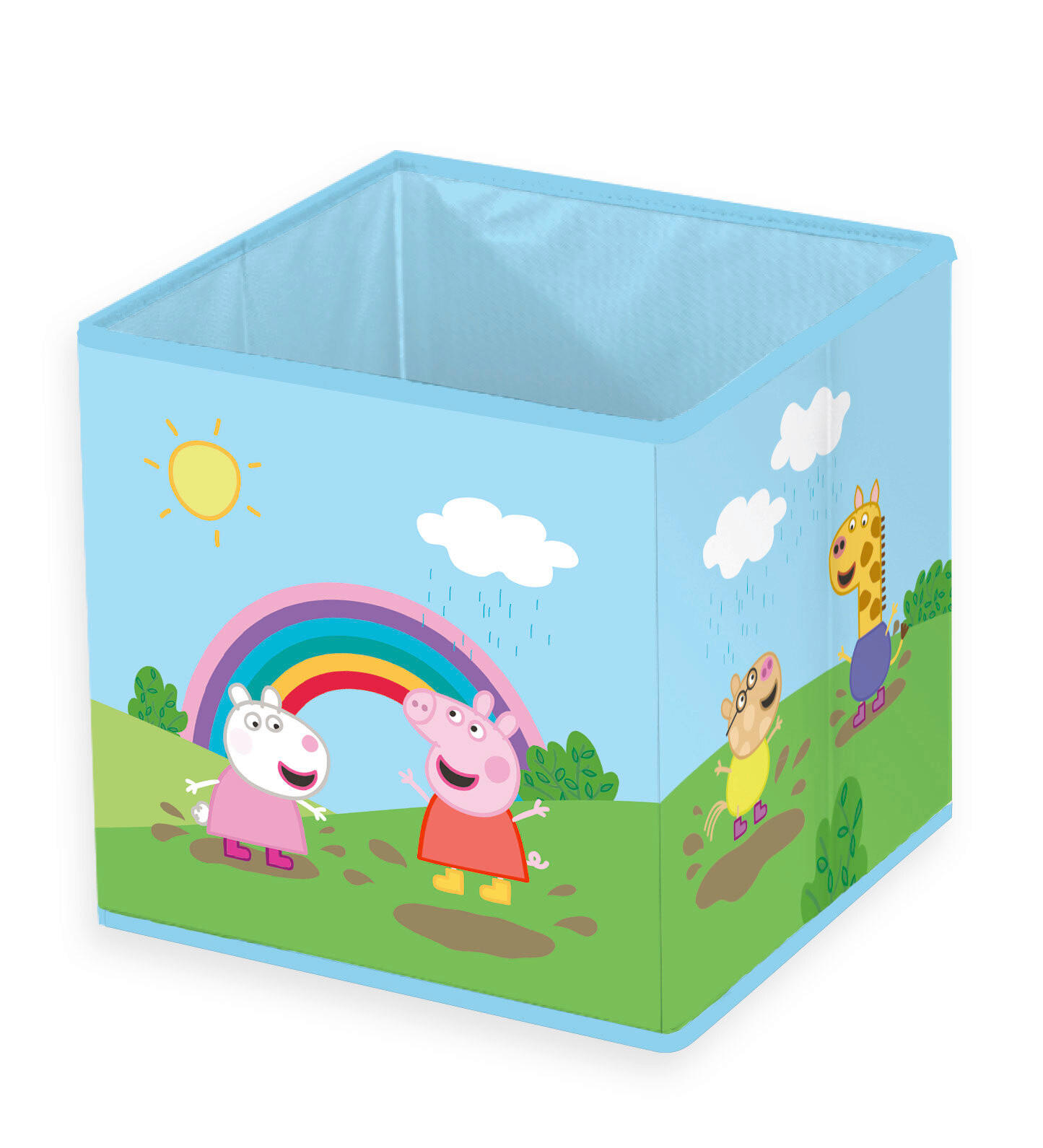 AUFBEWAHRUNGSBOX Peppa Pig  - Hellblau, Basics, Textil (30/30/30cm) - Herding