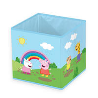 AUFBEWAHRUNGSBOX Peppa Pig  - Hellblau, Basics, Textil (30/30/30cm) - Herding