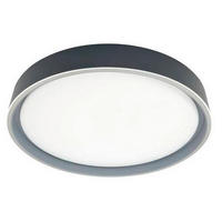 LED PLAFONJERA LEAH  - crna, Osnovno, plastika (40/8cm)