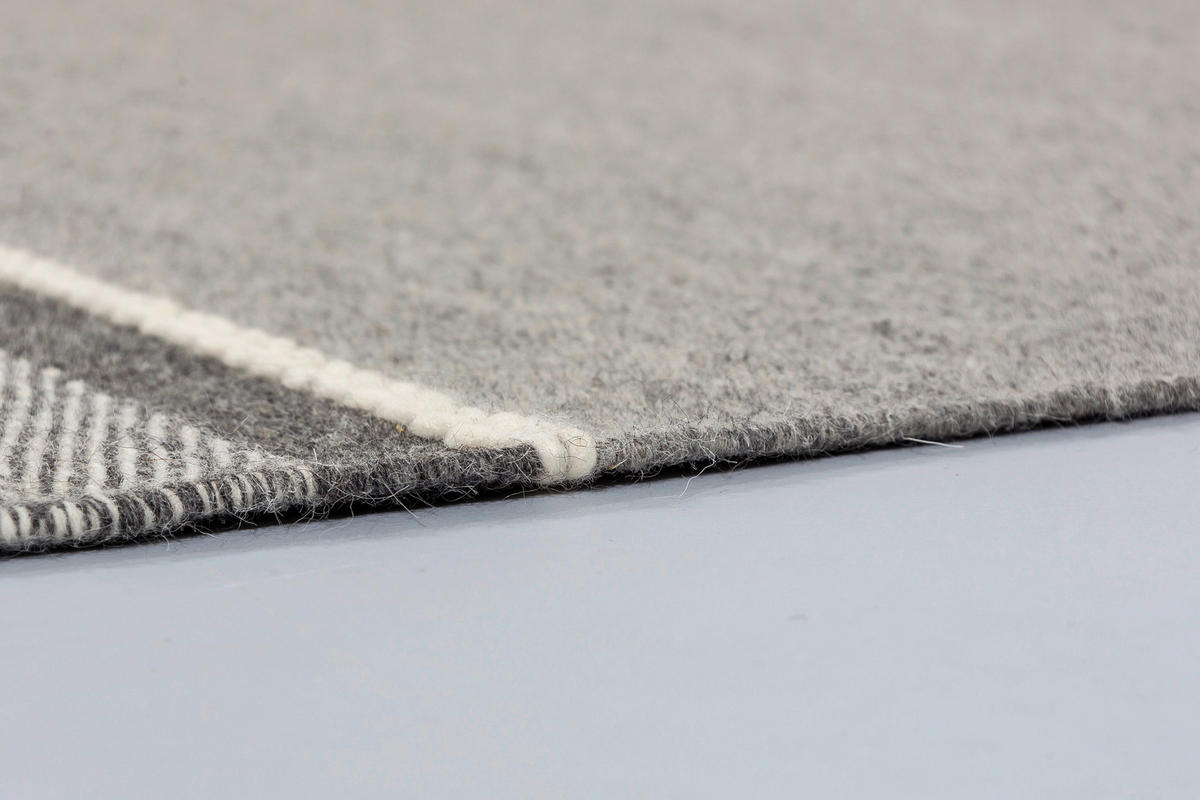 HANDWEBTEPPICH 170/240 cm Botana Grau  - Grau, KONVENTIONELL, Textil (170/240cm) - Schöner Wohnen