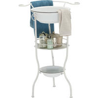 WASCHTISCHKOMBI 56 cm  - Weiß, Basics, Metall (56cm)