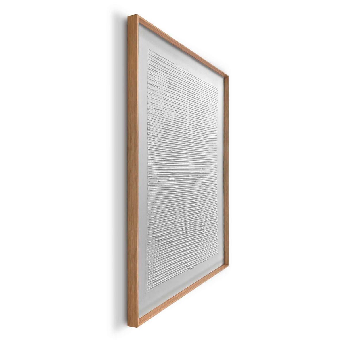 UNIKAT Abstraktes 50/70/3 cm  - Schwarz/Weiß, Basics, Holz (50/70/3cm) - Reinders!