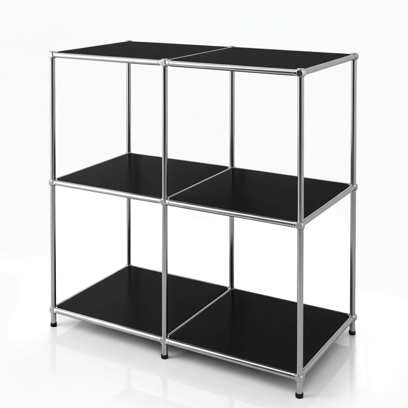 Floordirekt Regal Concept Epure Mk-027 Schwarz 78x82x40 cm