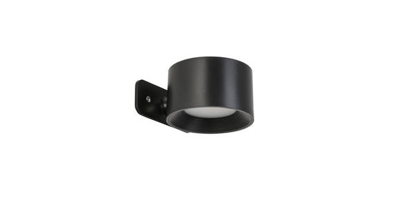 AKKU-WANDLEUCHTE - Schwarz, Basics, Kunststoff/Metall (9,2/8/4,5cm) - Novel