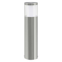 SOCKELLEUCHTE 10,5/45 cm   - Klar/Edelstahlfarben, Design, Kunststoff/Metall (10,5/45cm) - Eglo