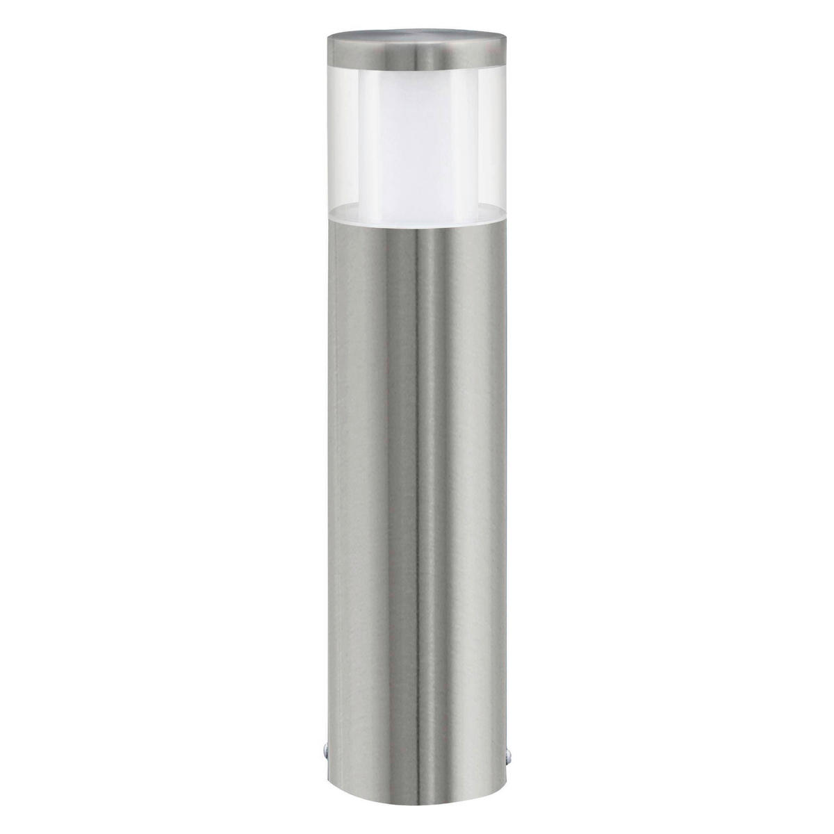 SOCKELLEUCHTE 10,5/45 cm   - Klar/Edelstahlfarben, Design, Kunststoff/Metall (10,5/45cm) - Eglo