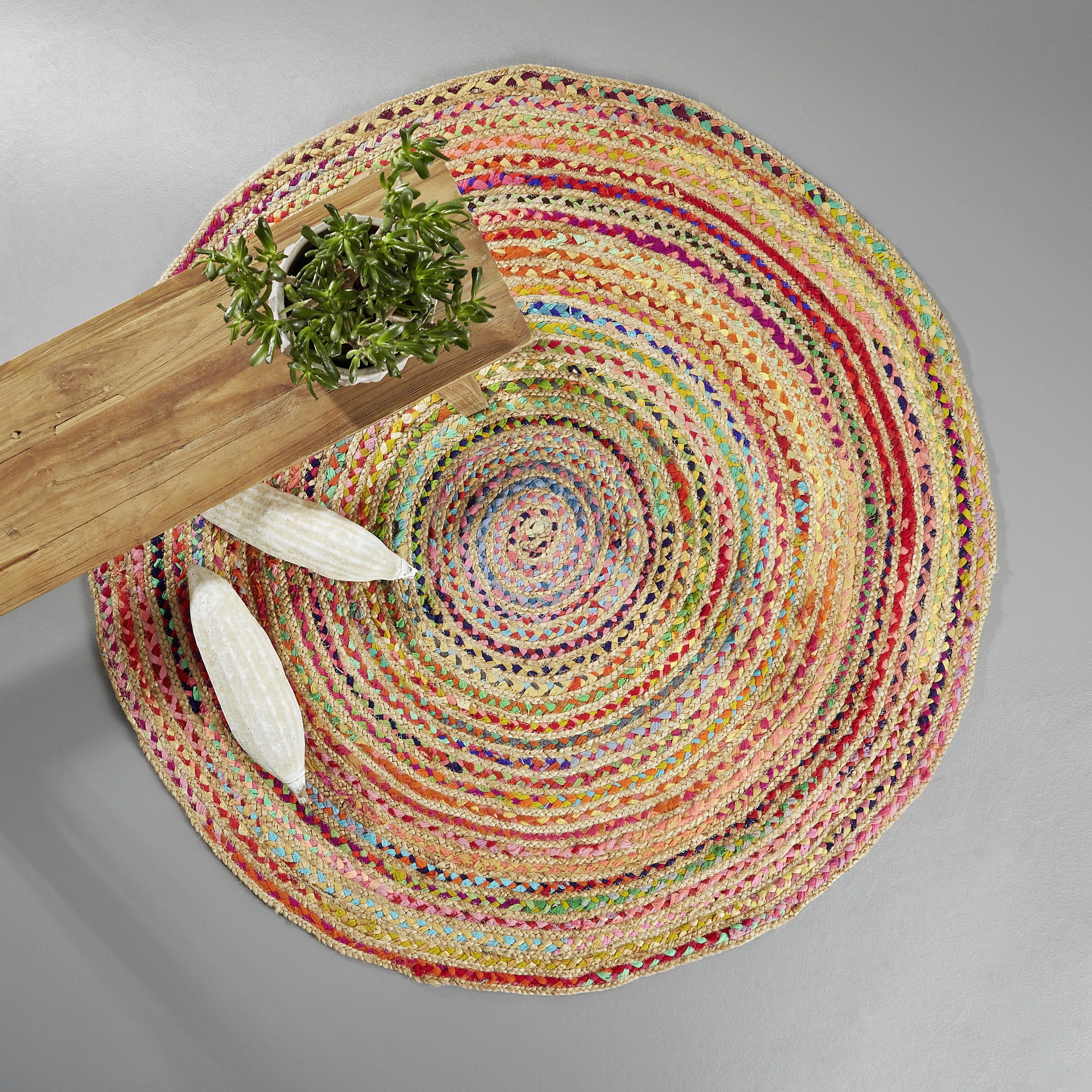 FLECKERLTEPPICH 120 cm Multicolor  - Multicolor, LIFESTYLE, Textil (120cm) - Boxxx