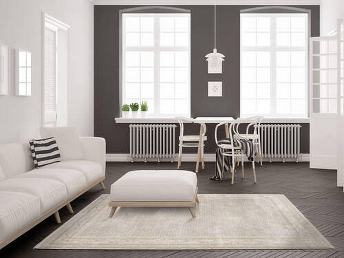 WEBTEPPICH 80/150 cm Monza Goldfarben, Beige  - Beige/Goldfarben, KONVENTIONELL, Textil (80/150cm) - Dieter Knoll