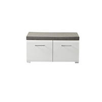 GARDEROBENBANK  in 84/37/40 cm  - Chromfarben/Eichefarben, Basics, Metall (84/37/40cm) - Carryhome