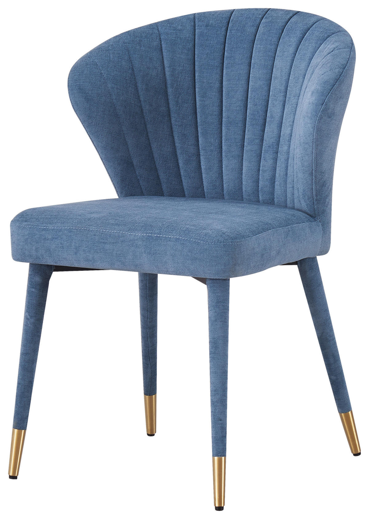 MID.YOU Stuhl in Blau & Goldfarben kaufen 