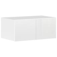 AUFSATZSCHRANK 91/39/54 cm  in  - Weiß Hochglanz/Weiß, KONVENTIONELL, Holzwerkstoff (91/39/54cm) - James Wood