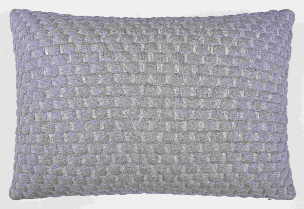 JASTUČNICA 40/60 cm    BUBBLE  - siva, Konvencionalno, tekstil (40/60cm) - Novel