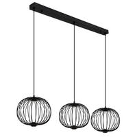 LED-HÄNGLAMPA 126/30/150 cm  - svart, Basics, metall/plast (126/30/150cm) - Globo