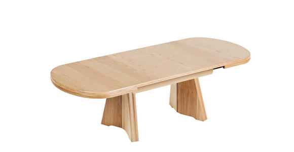 COUCHTISCH in Holz, Metall, Holzwerkstoff 125-165,5/71/54-73 cm  - Eichefarben, KONVENTIONELL, Holz/Holzwerkstoff (125-165,5/71/54-73cm) - Venda
