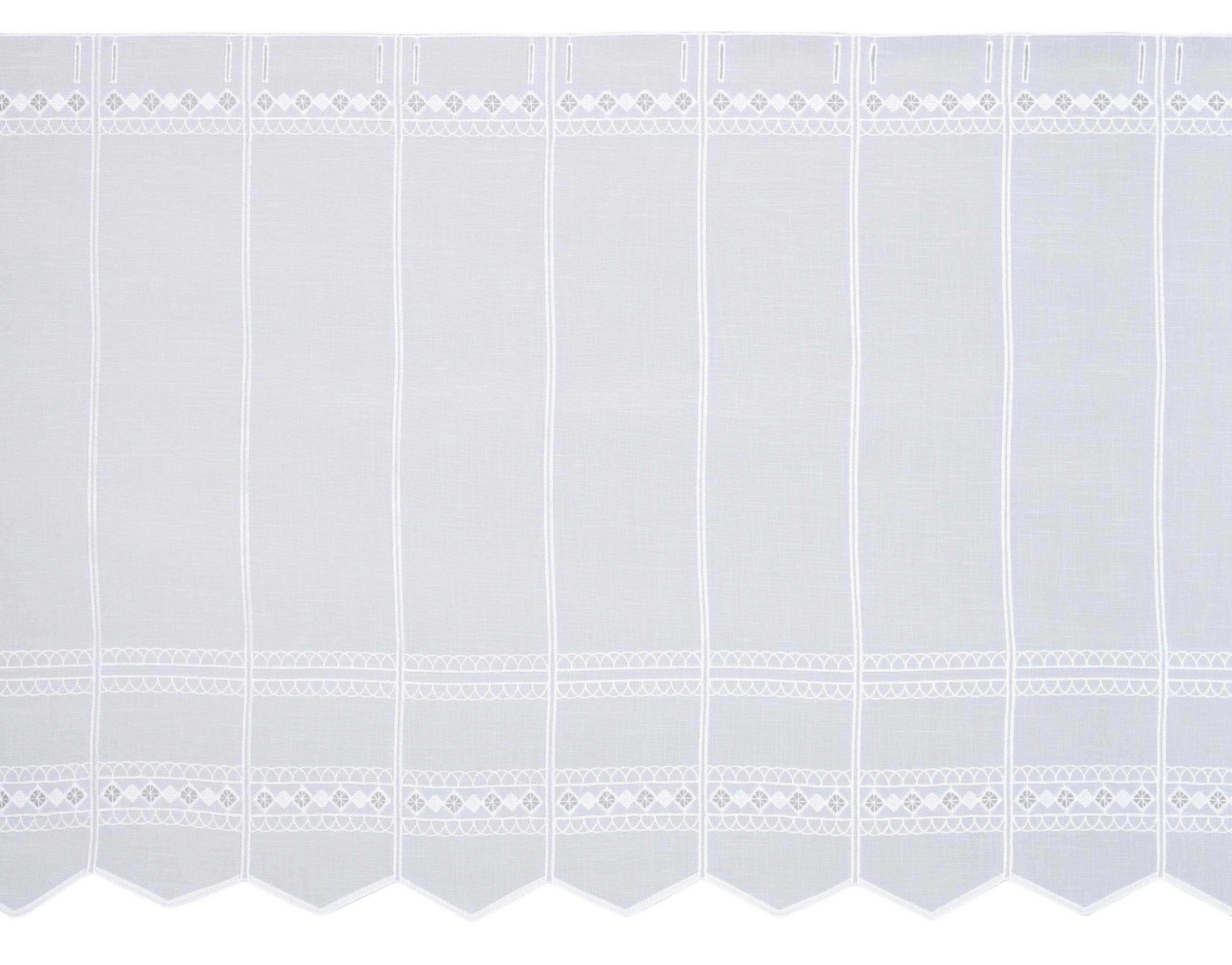 KURZGARDINE 30 cm   - Weiß, Basics, Textil (30cm) - Esposa