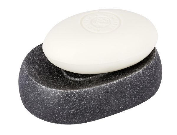 SEIFENSCHALE - Anthrazit, KONVENTIONELL, Kunststoff (12,5/3,1/9cm) - Wenko