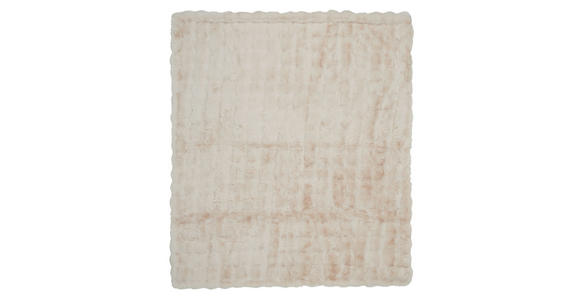 KUSCHELDECKE 140/160 cm - Creme, Trend, Textil (140/160cm) - Ambia Home