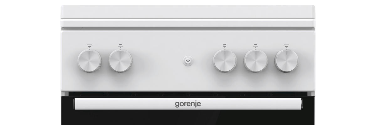 HERD GG5A13WH  - Weiß, Trend, Glas/Kunststoff (50/85/59,4cm) - Gorenje