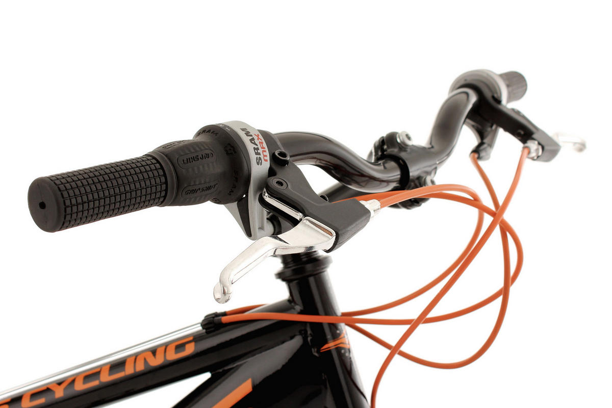 MOUNTAINBIKE 26 Zoll Herren  - Schwarz/Orange, Basics, Metall - KS Cycling