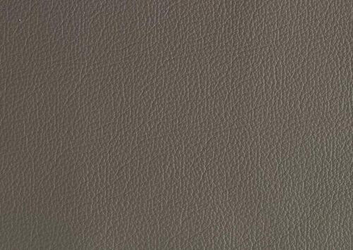 RELAXSESSEL in Leder Graubraun  - Chromfarben/Graubraun, Design, Leder/Metall (64/112/80cm) - Cantus