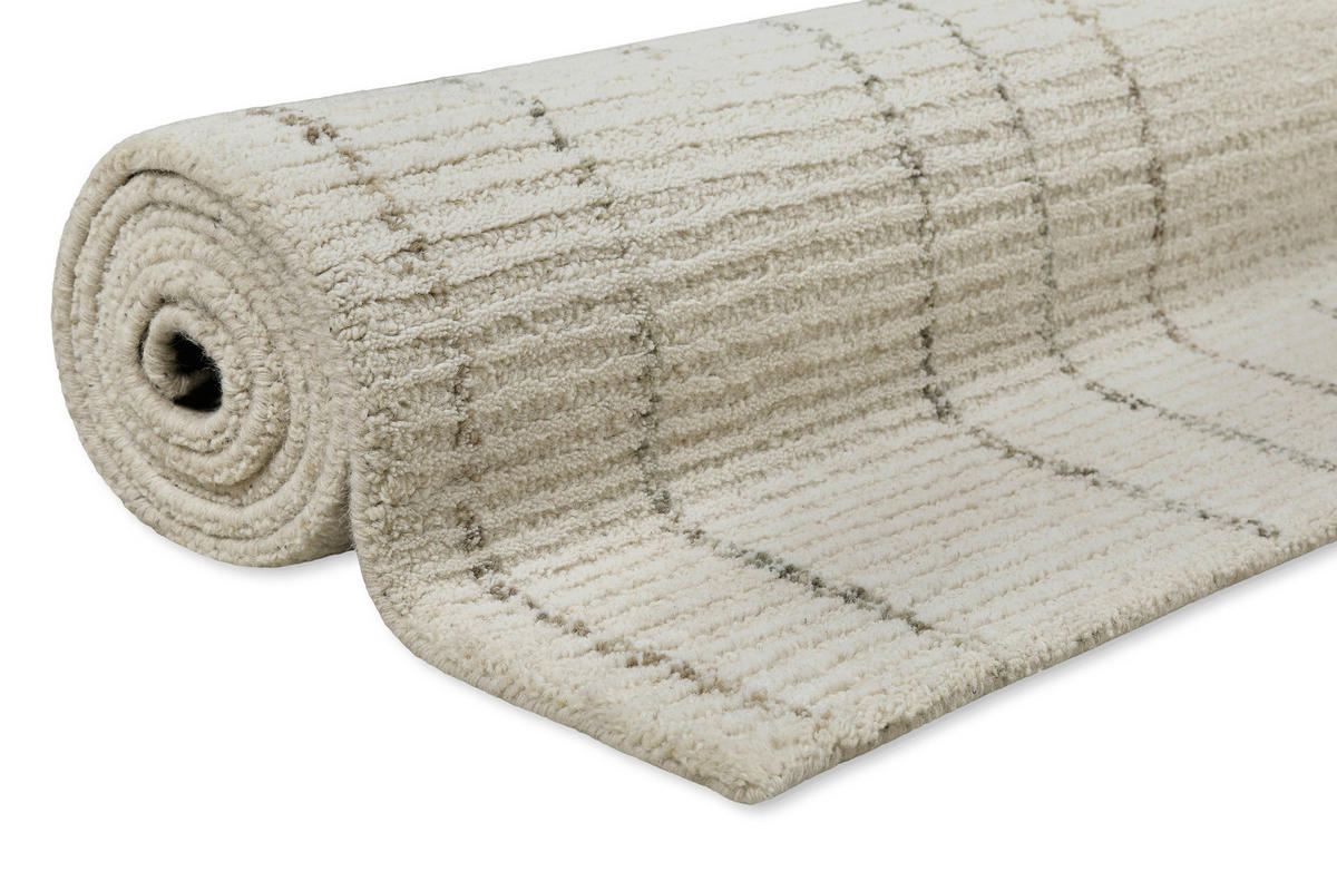 WEBTEPPICH 80/230 cm Hamptons Thirtynine Braun, Creme, Grau  - Creme/Braun, KONVENTIONELL, Textil (80/230cm) - WECON HOME