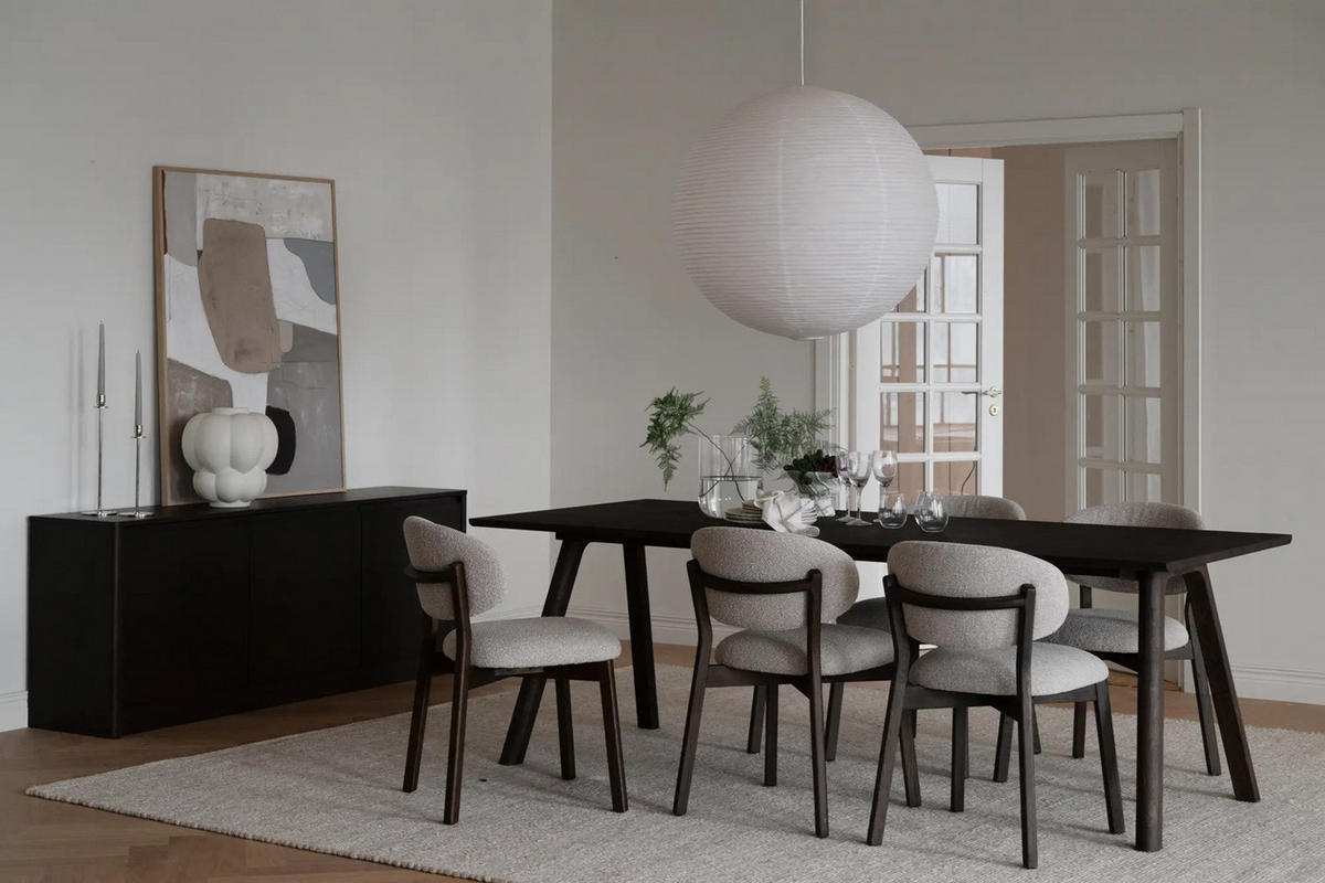 MATBORD i trä 220/95/74 cm   - brun, Klassisk, trä (220/95/74cm) - Rowico