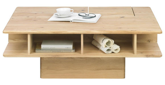 COUCHTISCH in Holz 110/80/39 cm - Eichefarben, Design, Holz (110/80/39cm) - Valnatura