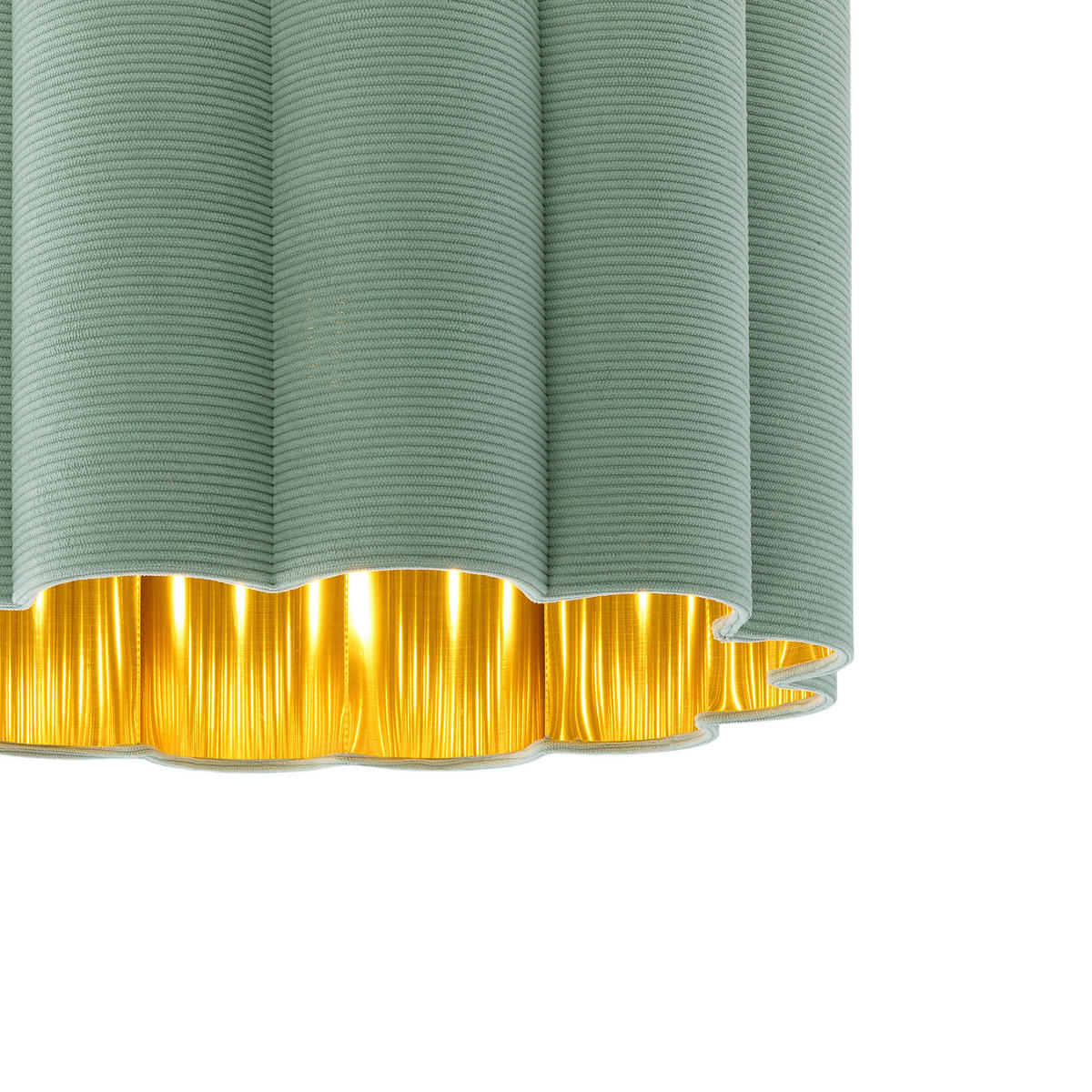 DECKENLEUCHTE  40/32 cm    - Goldfarben/Schwarz, Trend, Kunststoff/Textil (40/32cm) - Novel