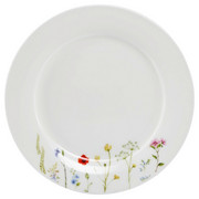 Bone China DESSERTTELLER rund - Multicolor/Weiß, Basics, Keramik (22cm) - Novel