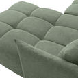 ECKSOFA Salbeigrün Plüsch Zierkissen, Rückenkissen, Bettkasten, Schlaffunktion, Rücken echt, Liegefläche im Originalstoff  - Salbeigrün/Schwarz, KONVENTIONELL, Kunststoff/Textil (253/192cm) - Carryhome