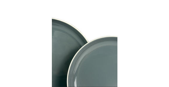 KOMBISERVICE Bastia azzurro 16-teilig  - Blau, Trend, Keramik - Novel