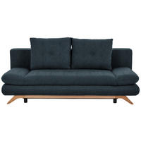 KANAPÉÁGY textil sötétszürke  - bükkszínű/sötétszürke, Konventionell, textil/fa (205/86/94cm) - Carryhome