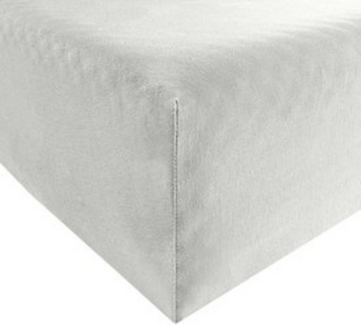 ELASTICKÉ PROSTĚRADLO, bílá, 180/200 cm - bílá, Basics, textil (180/200cm) - Novel