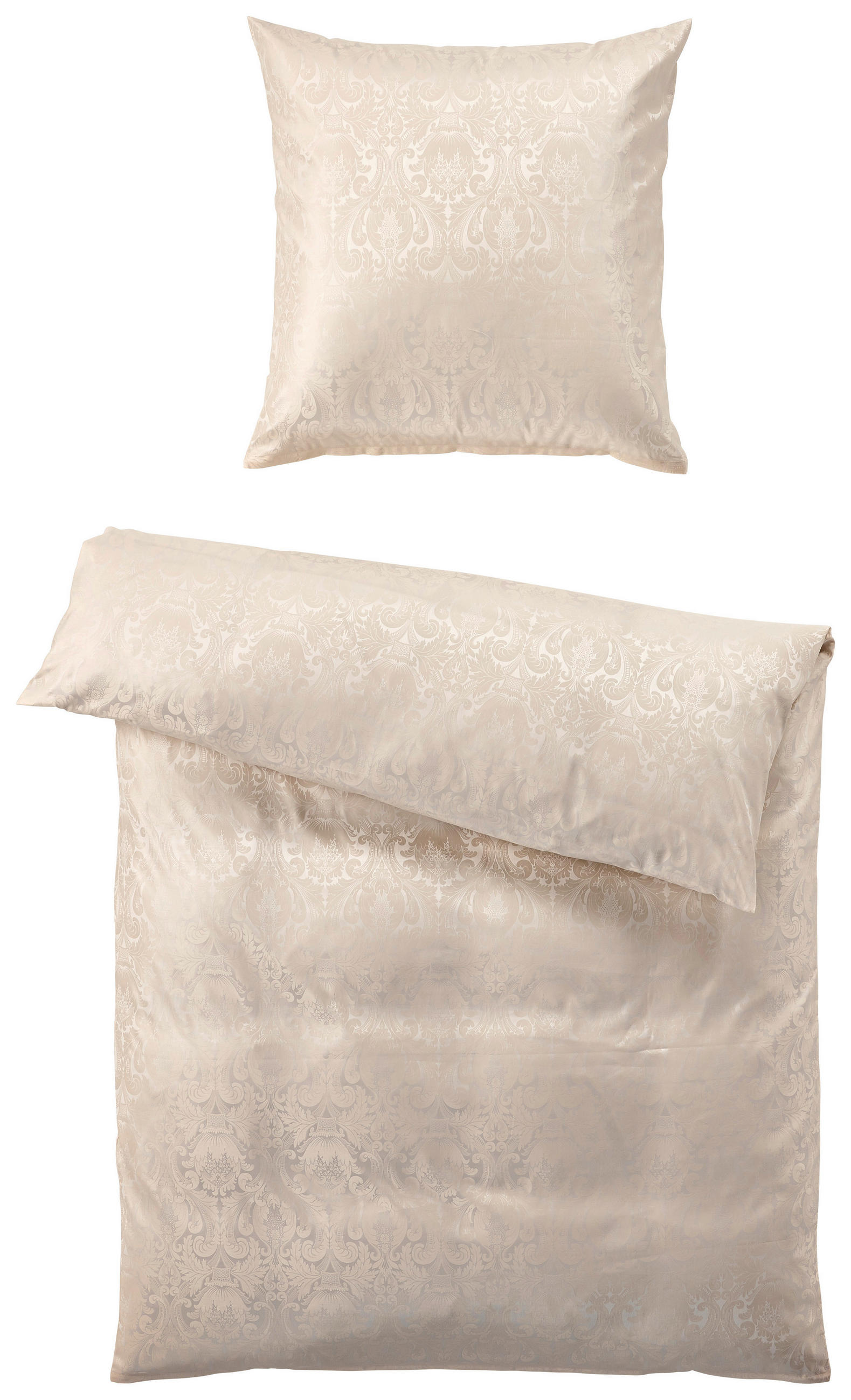 Curt Bauer POSTEĽNÁ BIELIZEŇ, makosatén, béžová, 140/200 cm