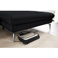 ECKSOFA in Echtleder Anthrazit  - Anthrazit/Schwarz, Design, Leder/Metall (325/157cm) - Dieter Knoll