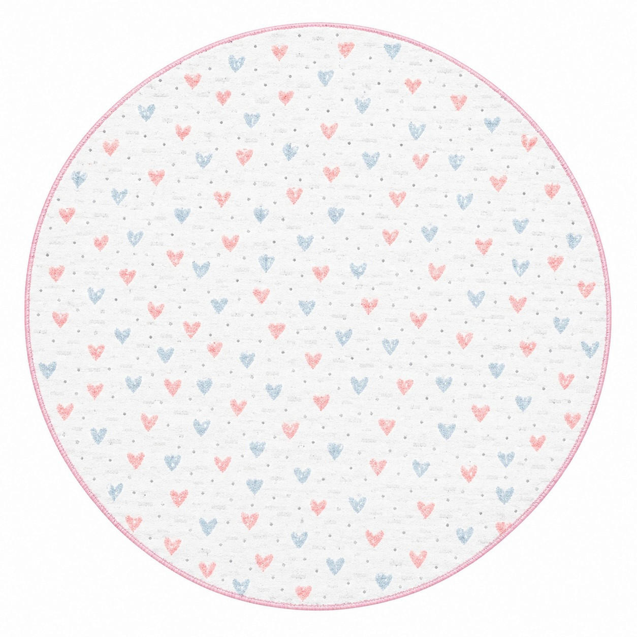 KINDERTEPPICH  Wohnzimmer 180/180 cm Multicolor rund  - Multicolor, Basics, Textil (180/180cm)