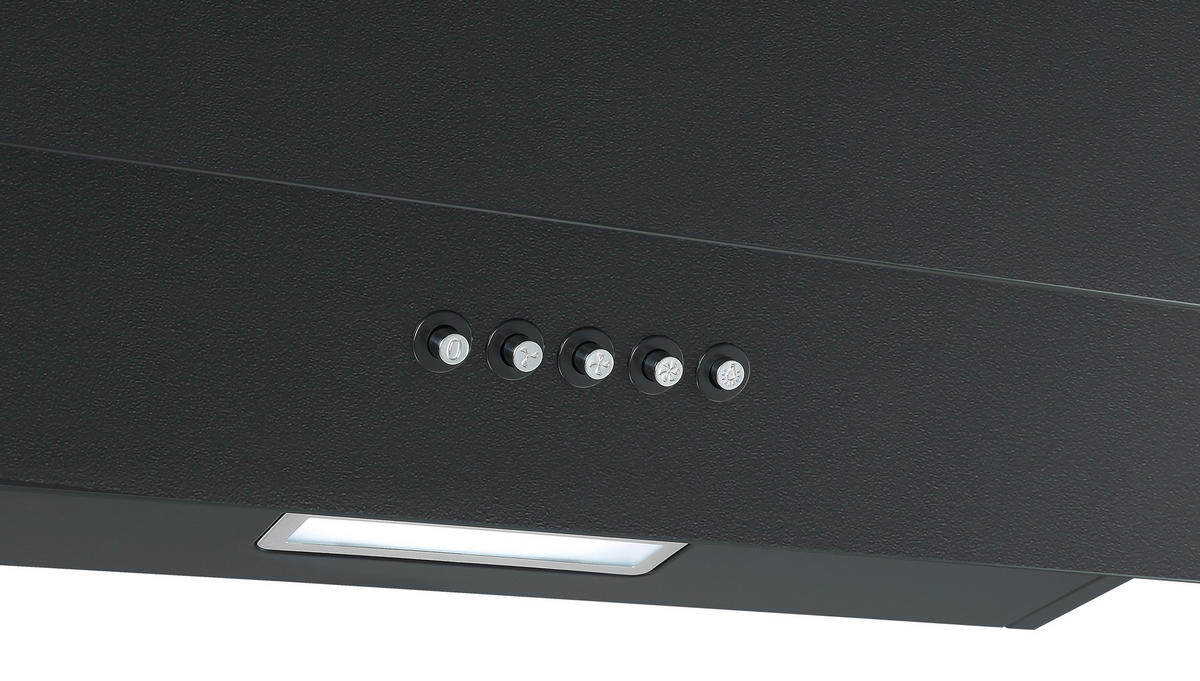 DUNSTABZUGSHAUBE CH35060MS-19  - Schwarz, Trend, Glas/Metall (60/59,5-87,5/26,3cm) - Respekta