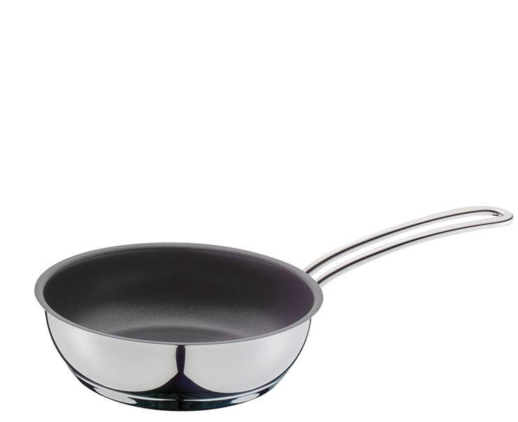 BRATPFANNE CAPRI PTFE-Antihaftbeschichtung  - Edelstahlfarben, Basics, Metall (16/4,8cm) - KÜCHENPROFI