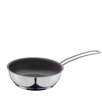 BRATPFANNE CAPRI PTFE-Antihaftbeschichtung  - Edelstahlfarben, Basics, Metall (16/4,8cm) - KÜCHENPROFI