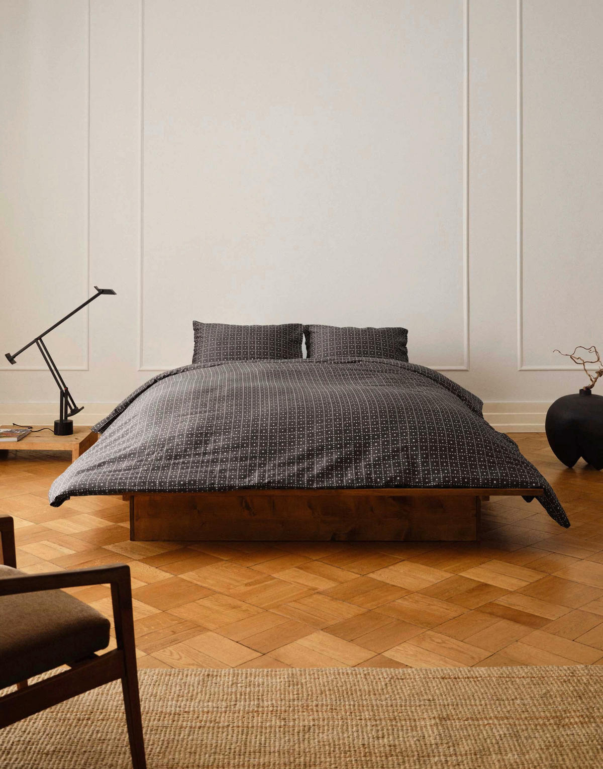 BETTWÄSCHE 2-teilig Suni Satin 135/200 cm  - Anthrazit, KONVENTIONELL, Textil (135/200cm) - Marc O'Polo