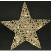 DEKOSTERN  - Goldfarben, Basics, Metall (30/30cm) - X-Mas
