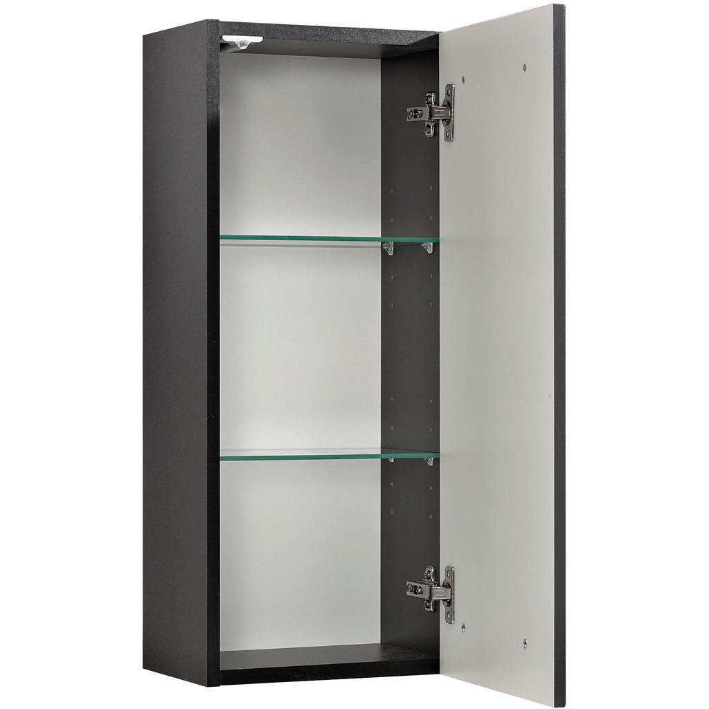 Thumbnail - Pelipal Hängeschrank QS 378, Anthrazit, Glas, 2 Fächer, 30x70x20 cm, Zusatzausstattung erhältlich, hängend, Badezimmer, ...