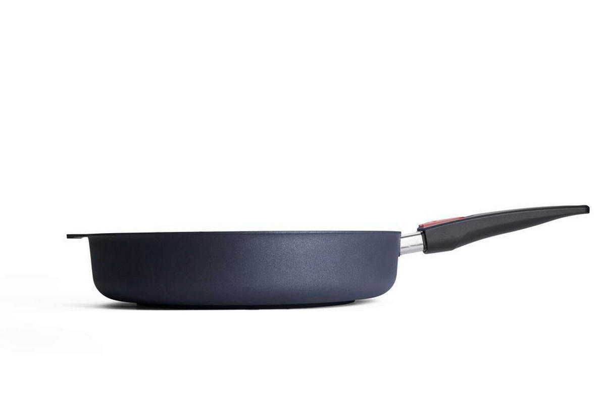 PÁNEV NA SMAŽENÍ  nepřilnavý povrch PTFE  32 cm  - antracitová, Basics, kov (32cm) - WOLL