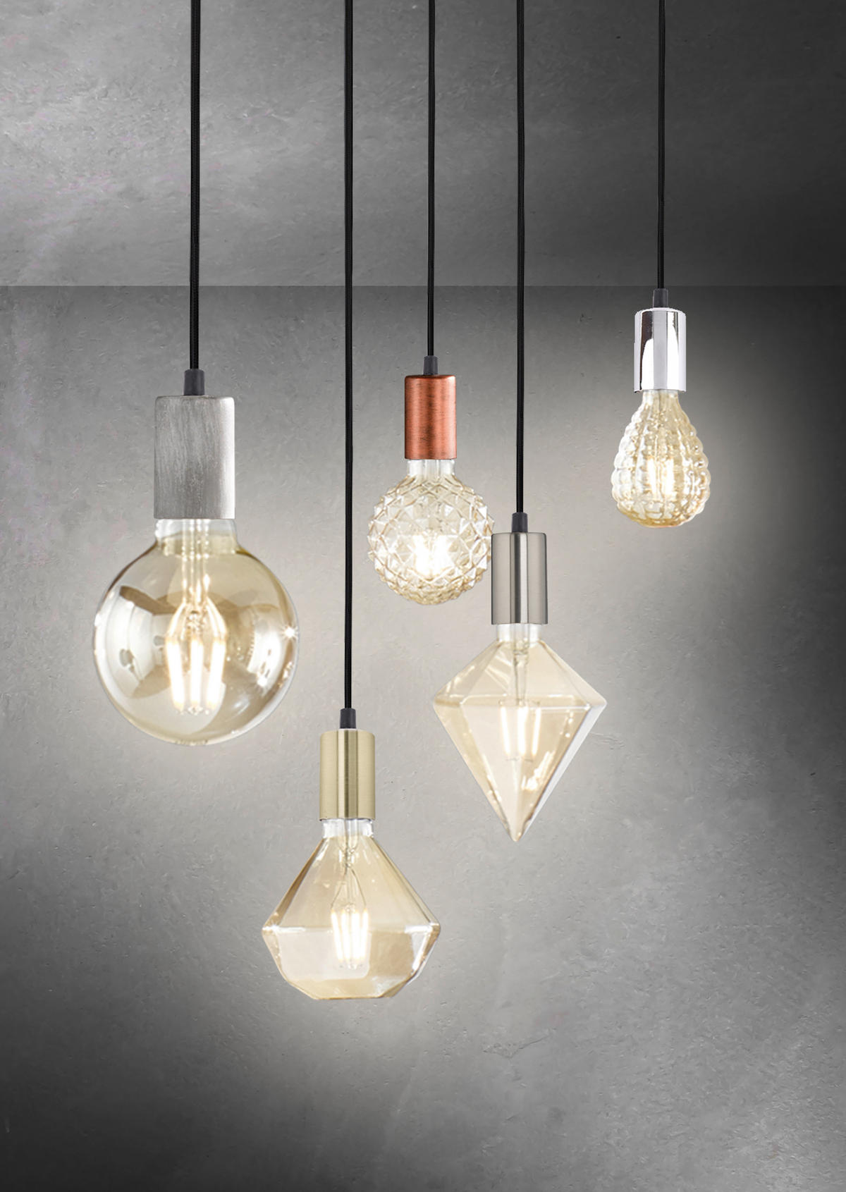 SVJETILJKA VISEĆA  12/150 cm       - boje kroma, Basics, metal (12/150cm)