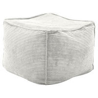 HOCKER in Textil Weiss  - Weiss, Design, Textil (66/40/66cm) - Lomoco