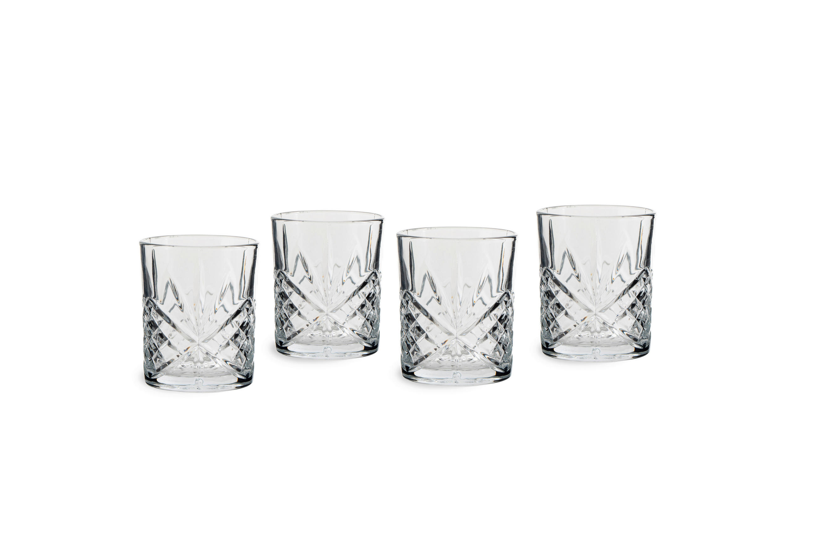 GLÄSERSET 4-teilig  - Transparent, Basics, Glas (8.2/9.8cm) - Echtwerk