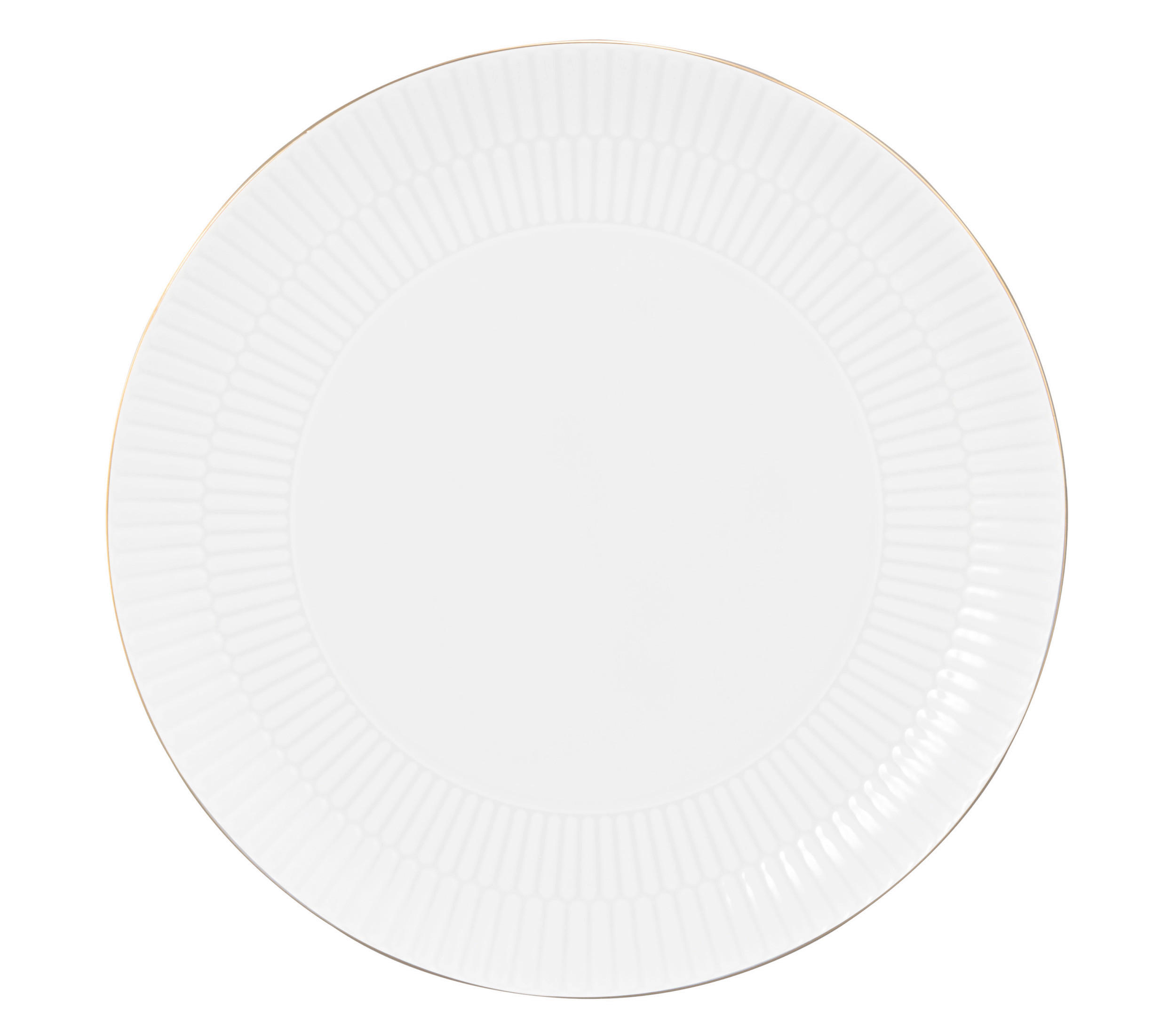 FRUKOSTTALLRIK  22,5 cm   - vit/guldfärgad, Klassisk, keramik (22,5cm) - Seltmann Weiden